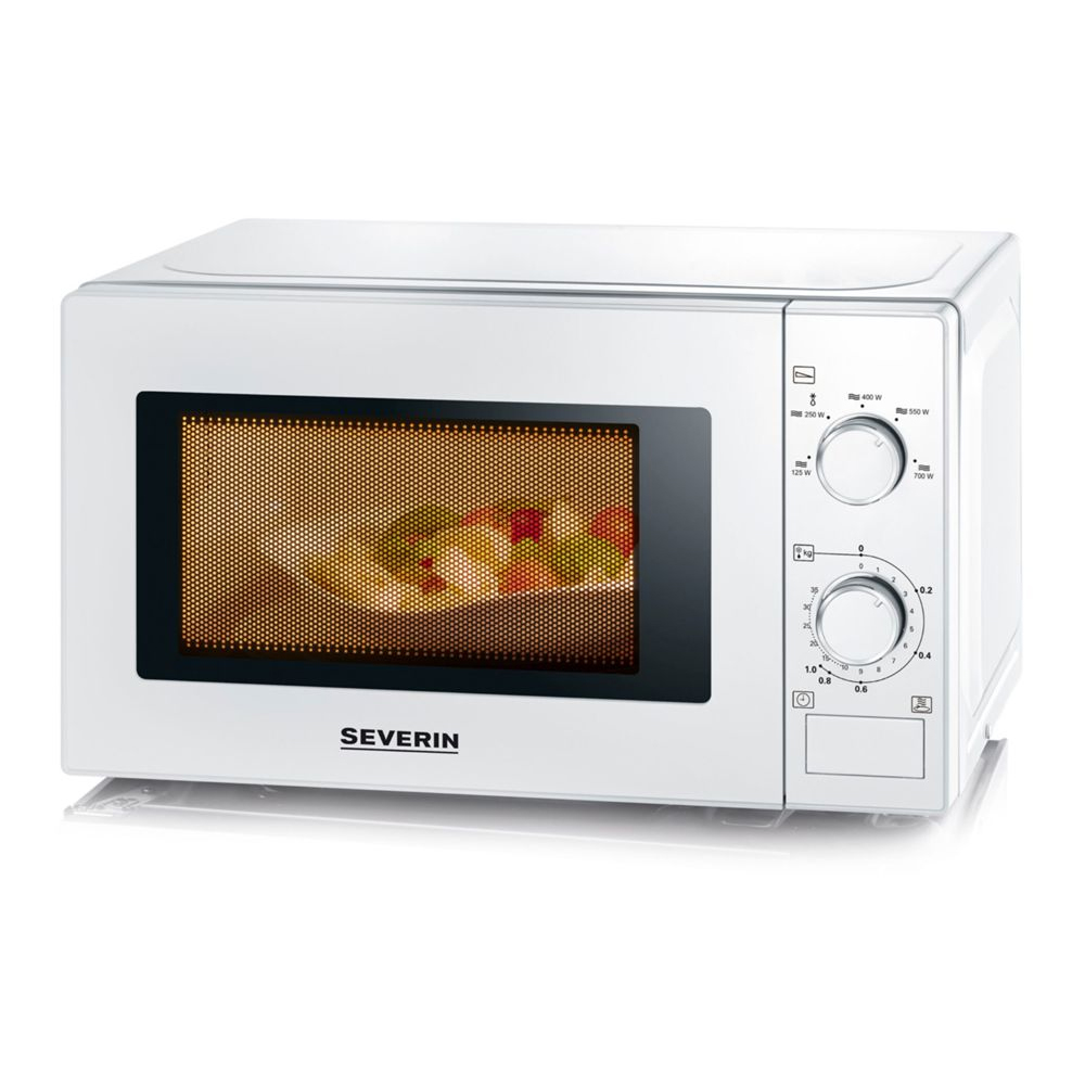 Severin MW 7770 Mikrowelle weiß/chrom