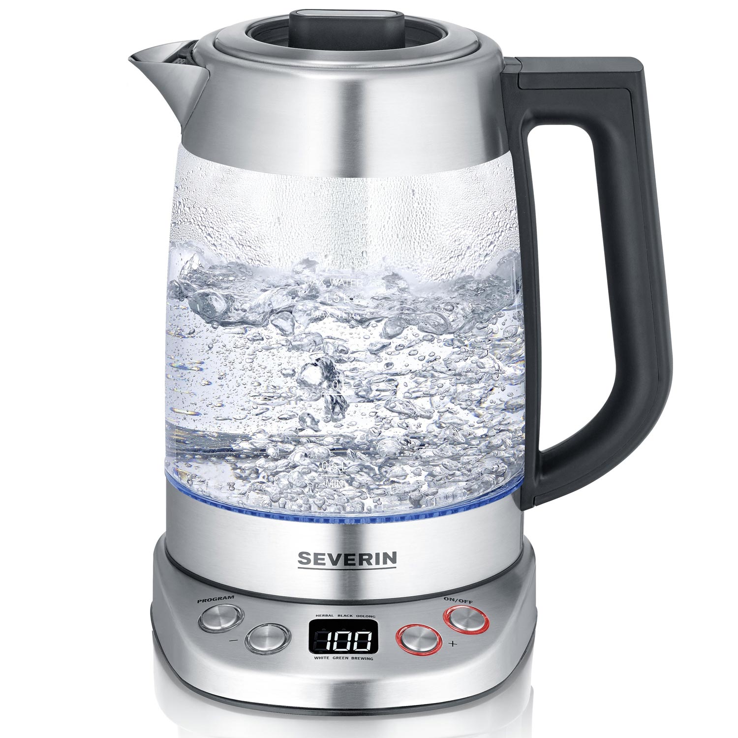 Severin WK 3480 Deluxe Tee- & Wasserkocher 1,7 L Edelstahl