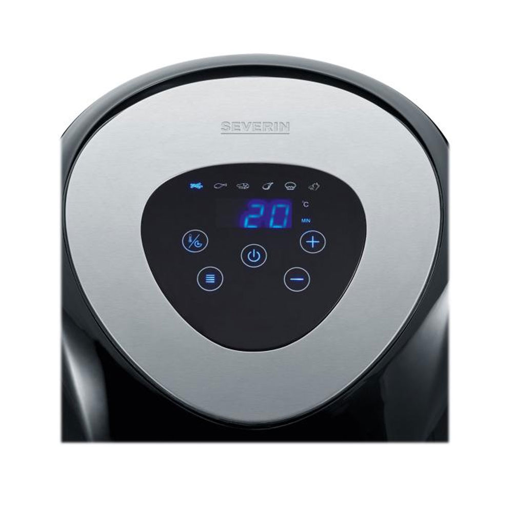 Severin FR 2430 Heißluftfritteuse schwarz/edelstahl