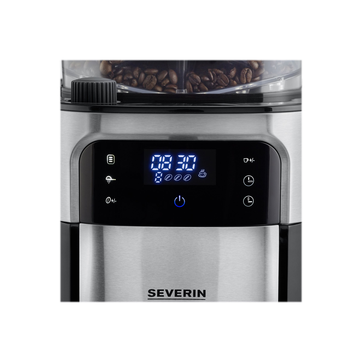 SEVERIN KA 4814 Filterkaffeemaschine mit Mahlwerk schwarz