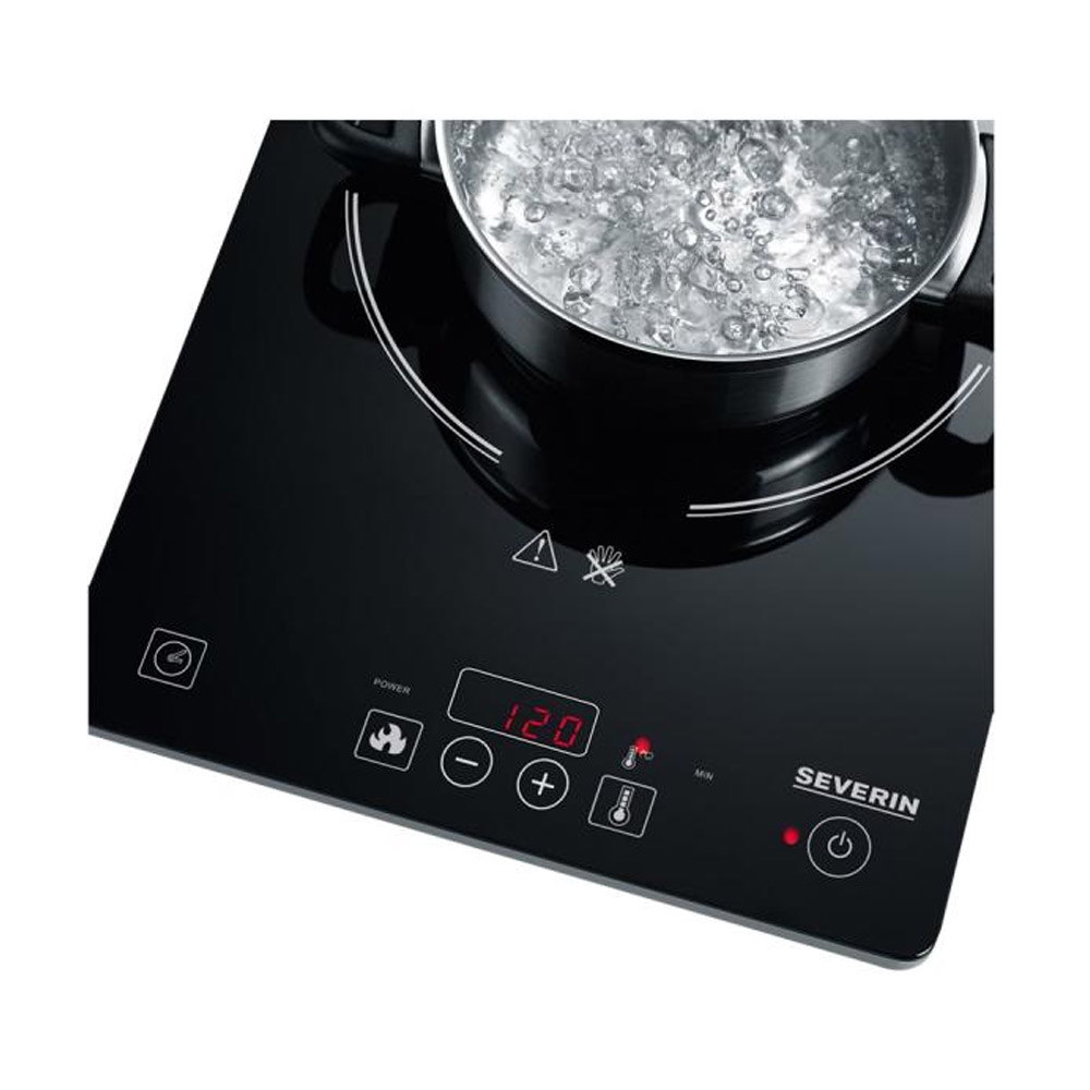 Severin KP 1071 Induktions-Kochplatte 2000W schwarz (2.Wahl)