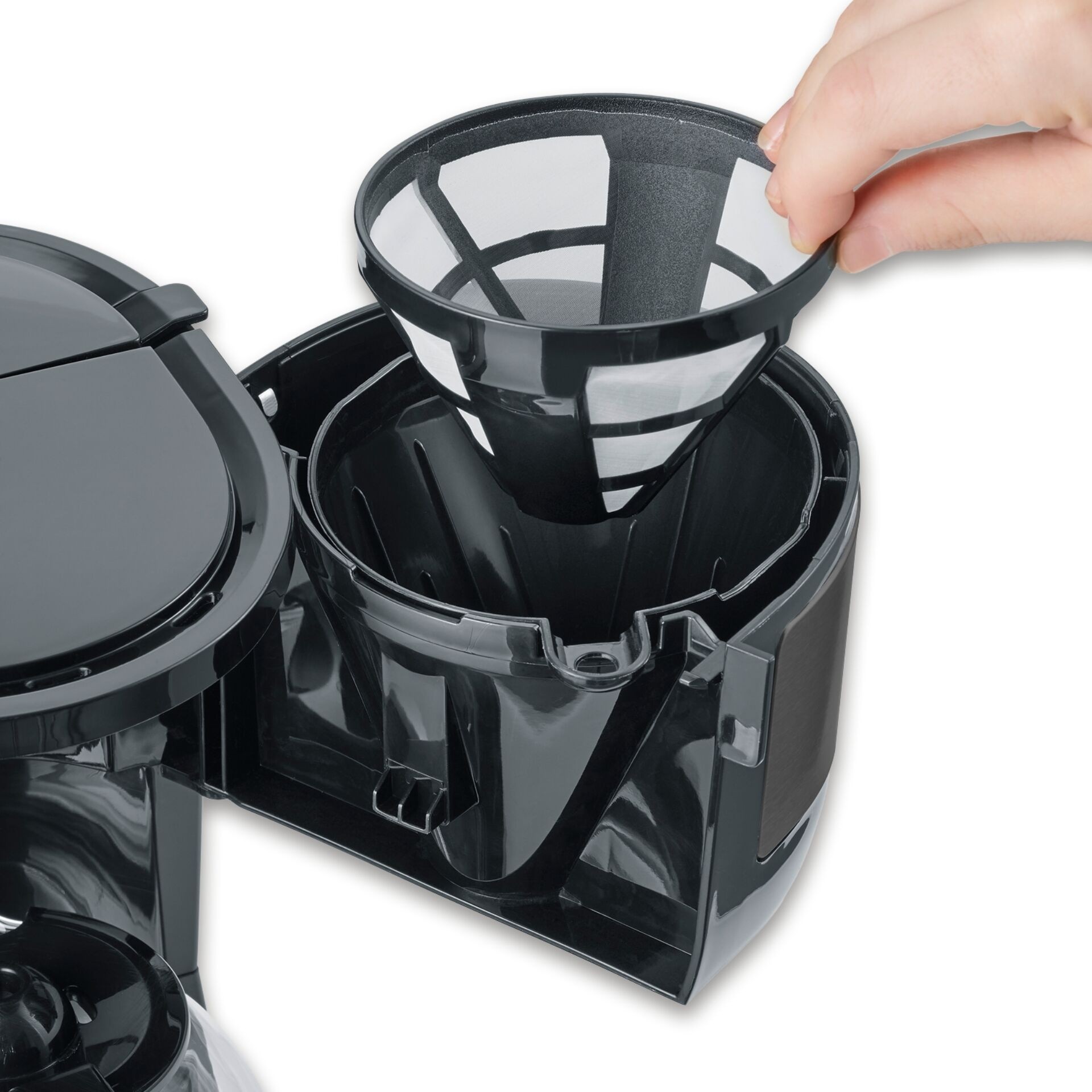 SEVERIN KA 9385 Mini Filterkaffeemaschine 0,56l schwarz