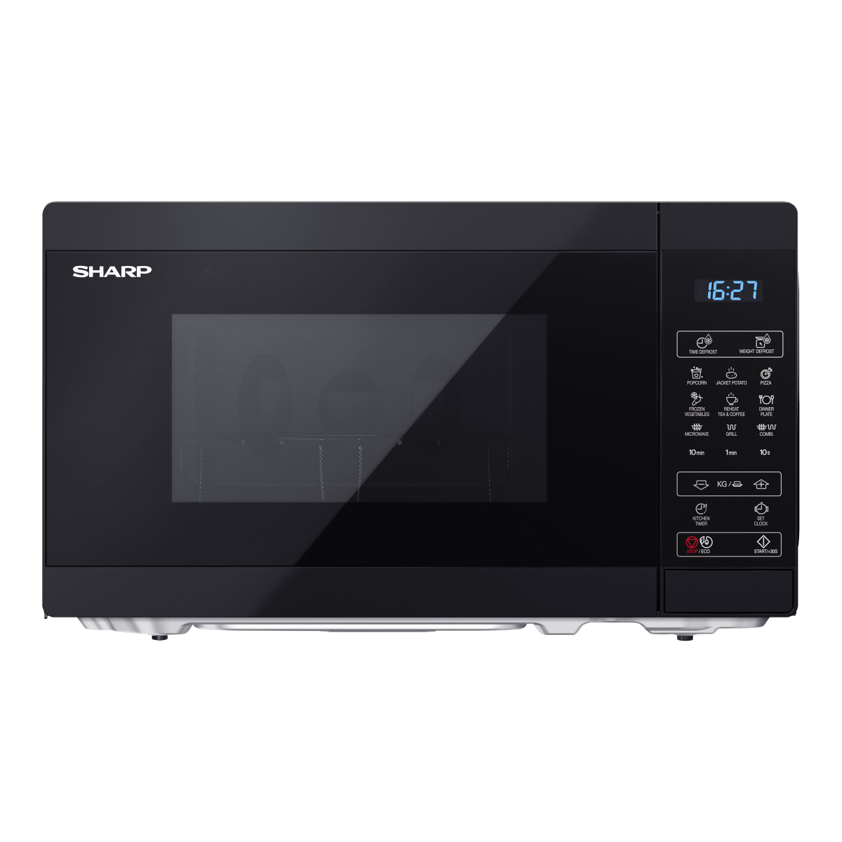 Sharp YC-MG02E-B Mikrowelle mit Grill schwarz