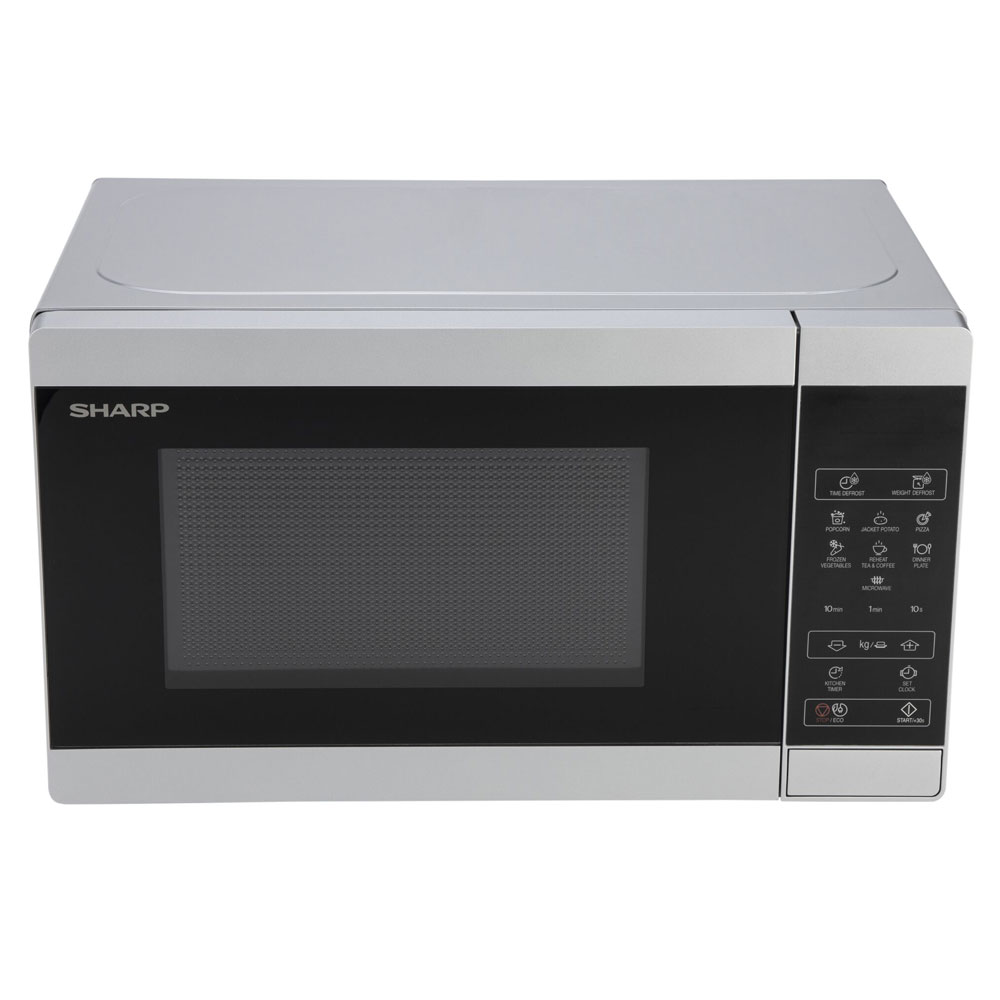 Sharp YC-MS02E-S Mikrowelle 800W silber