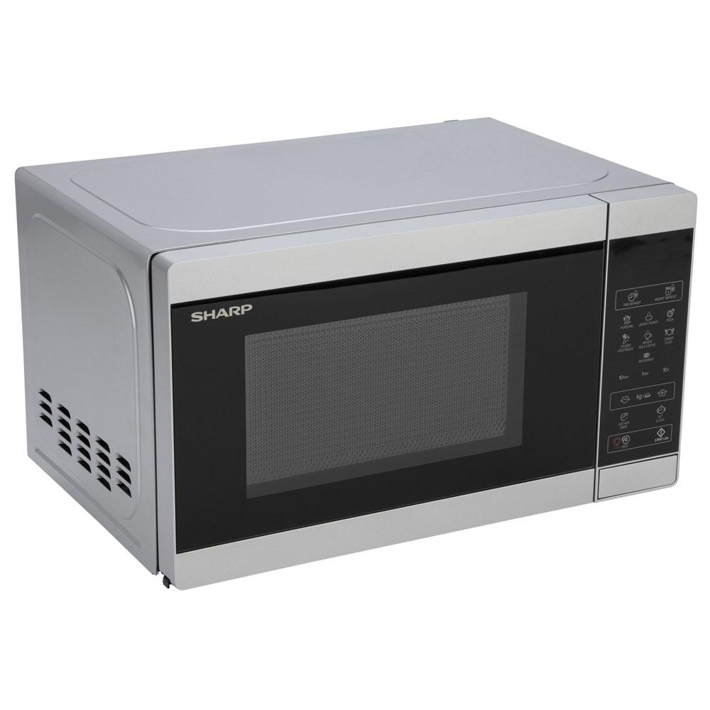 Sharp YC-MS02E-S Mikrowelle 800W silber (2.Wahl)