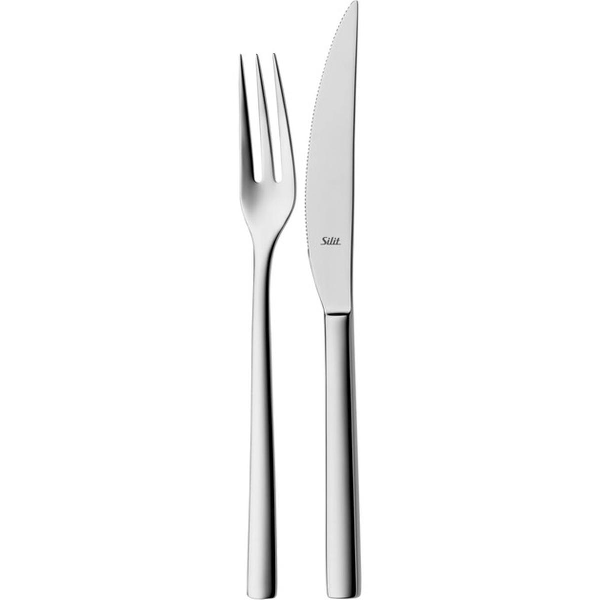 Silit Trend Steakbesteck-Set 12-teilig edelstahl