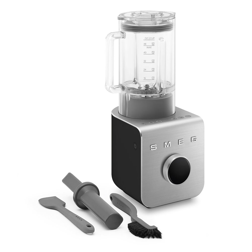 SMEG 50's Style Standmixer 1.5 Liter 1400 W matt black/aluminum