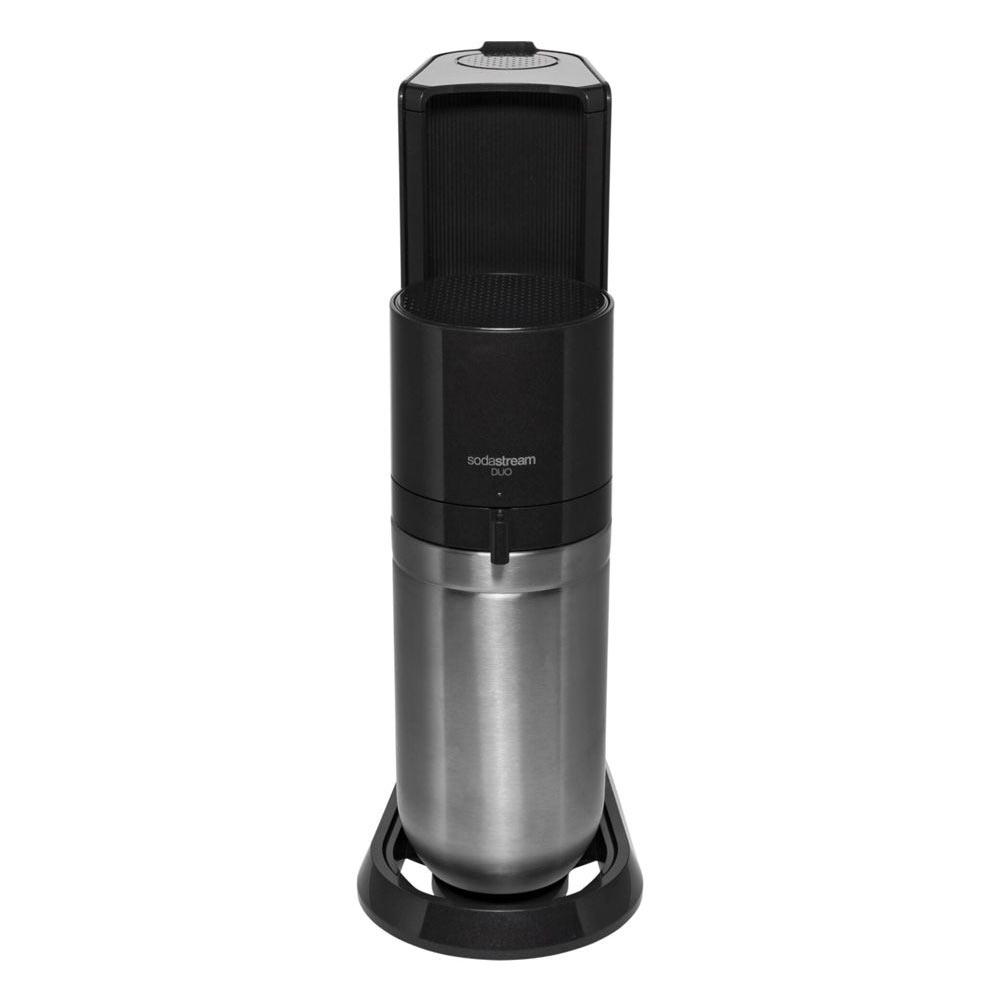 SodaStream DUO Vorteilspack schwarz QC inkl. 2 Glas- & 1 PET-Flasche