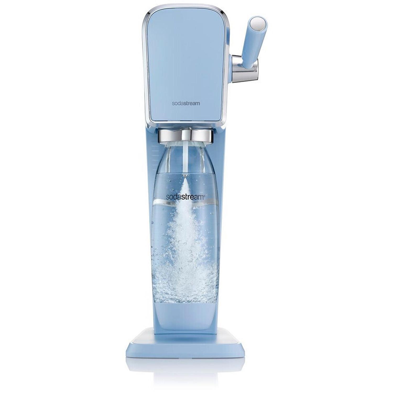 SodaStream Art Wassersprudler mit CO2-Zylinder und 1L PET Flasche pastelblau