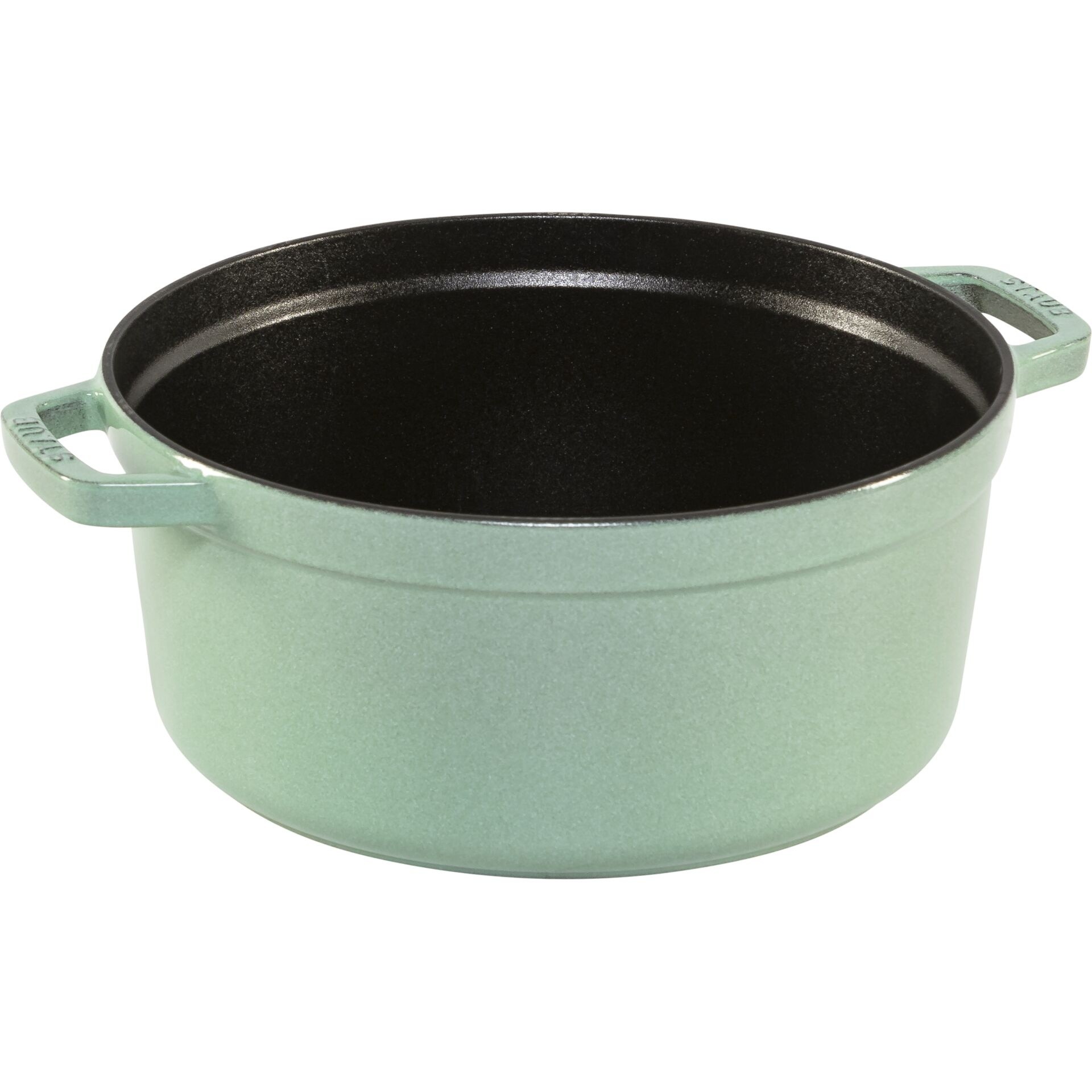 Staub Cocotte 26 cm 5,2l Gusseisen salbeigrün