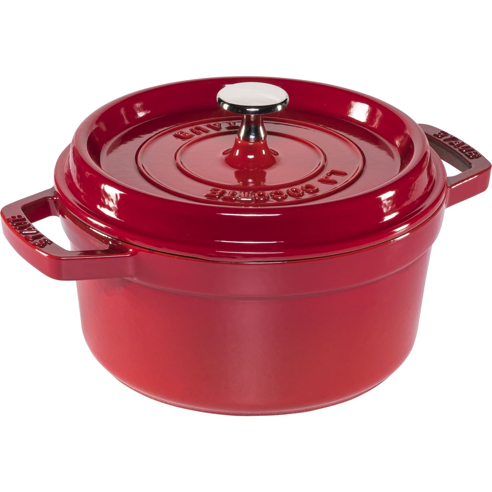 Staub Cocotte 20 cm 2,2l Gusseisen kirschrot