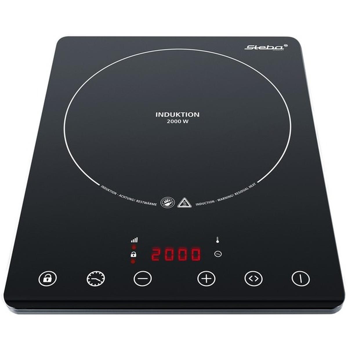 Steba IK 65 Slim Induktionskochplatte 2000 W schwarz