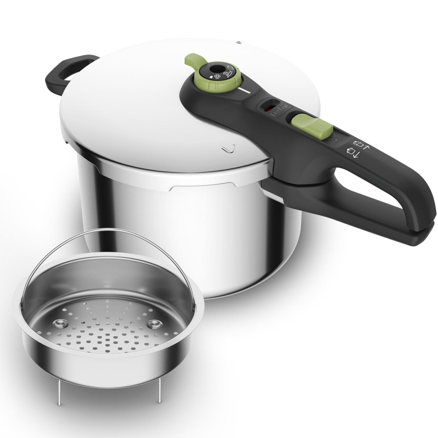 Tefal P2580702 Secure Trendy Schnellkochtopf 6 L mit Korb