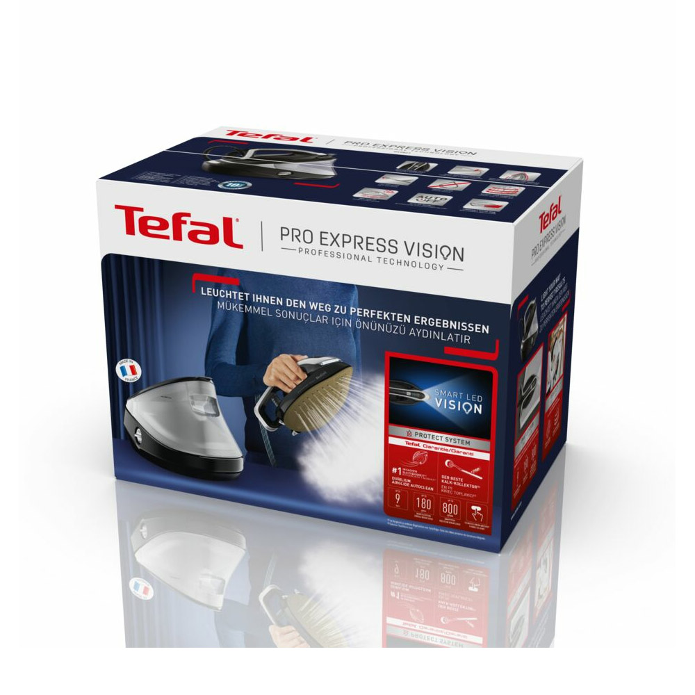 Tefal Pro Express Vision GV9821 Dampfbügelstation schwarz/silber