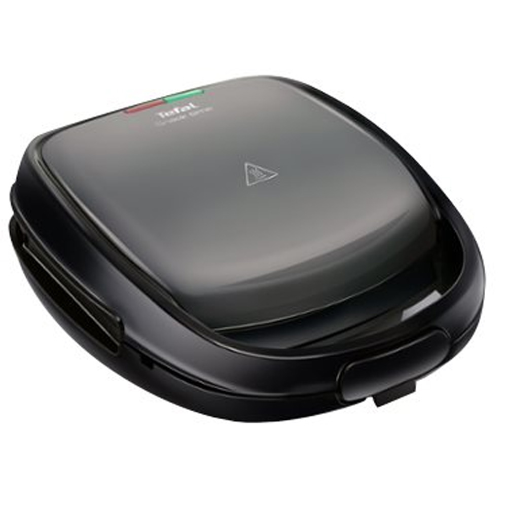 Tefal SW341B Snack Time 2in1 Kombi-Gerät Waffeleisen und Sandwichtoaster grau/schwarz
