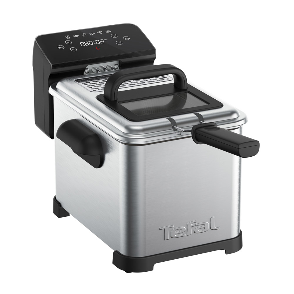 Tefal Family Pro Digital FR507D Fritteuse 4l schwarz/edelstahl