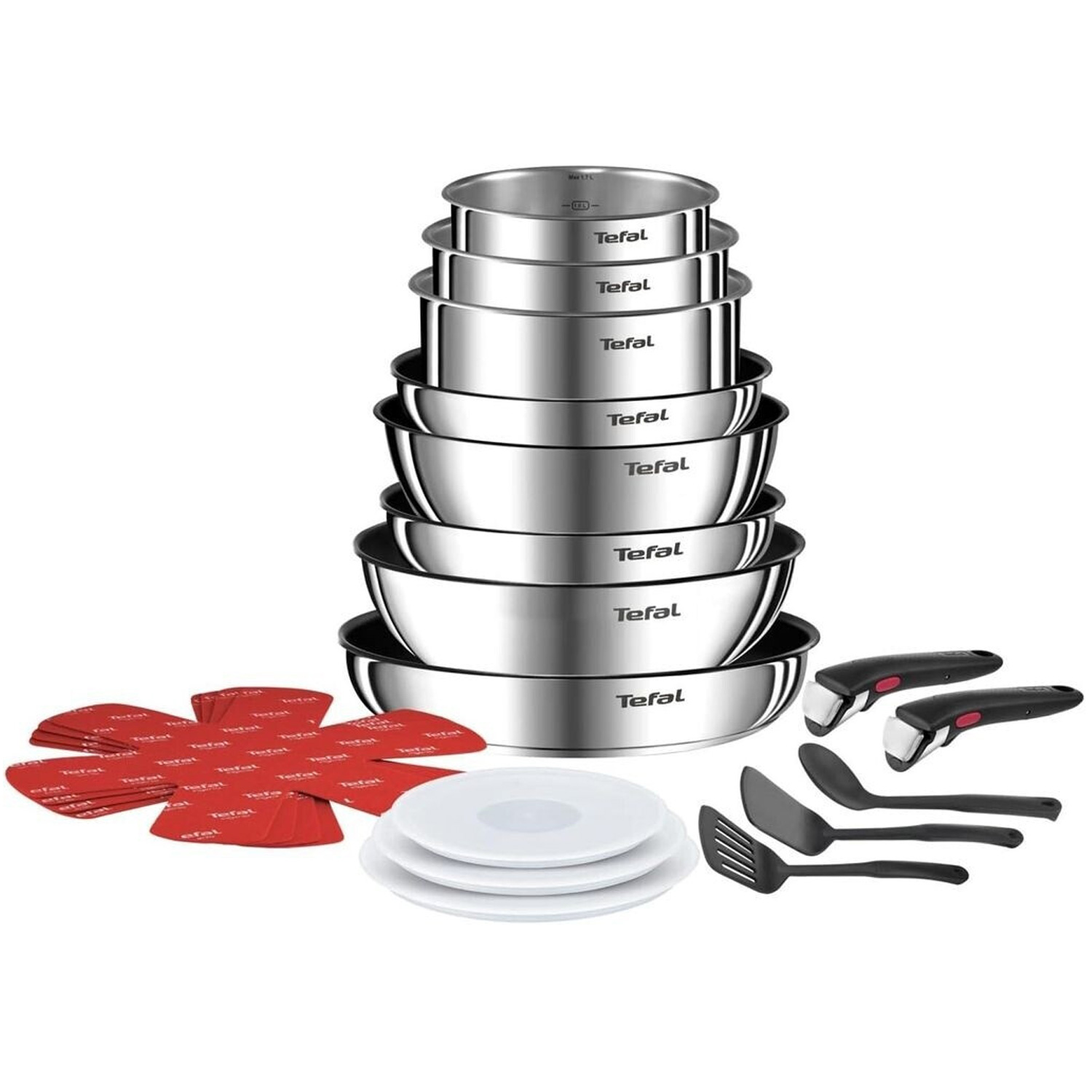 Tefal Ingenio Emotion L897SK 20-teilig Topf- und Pfannenset