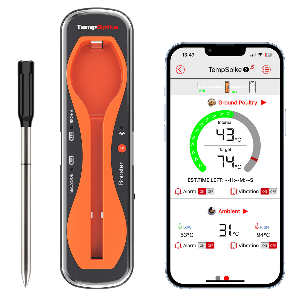 ThermoPro TP960 TempSpike 150m Bluetooth IP67 Fleischthermometer