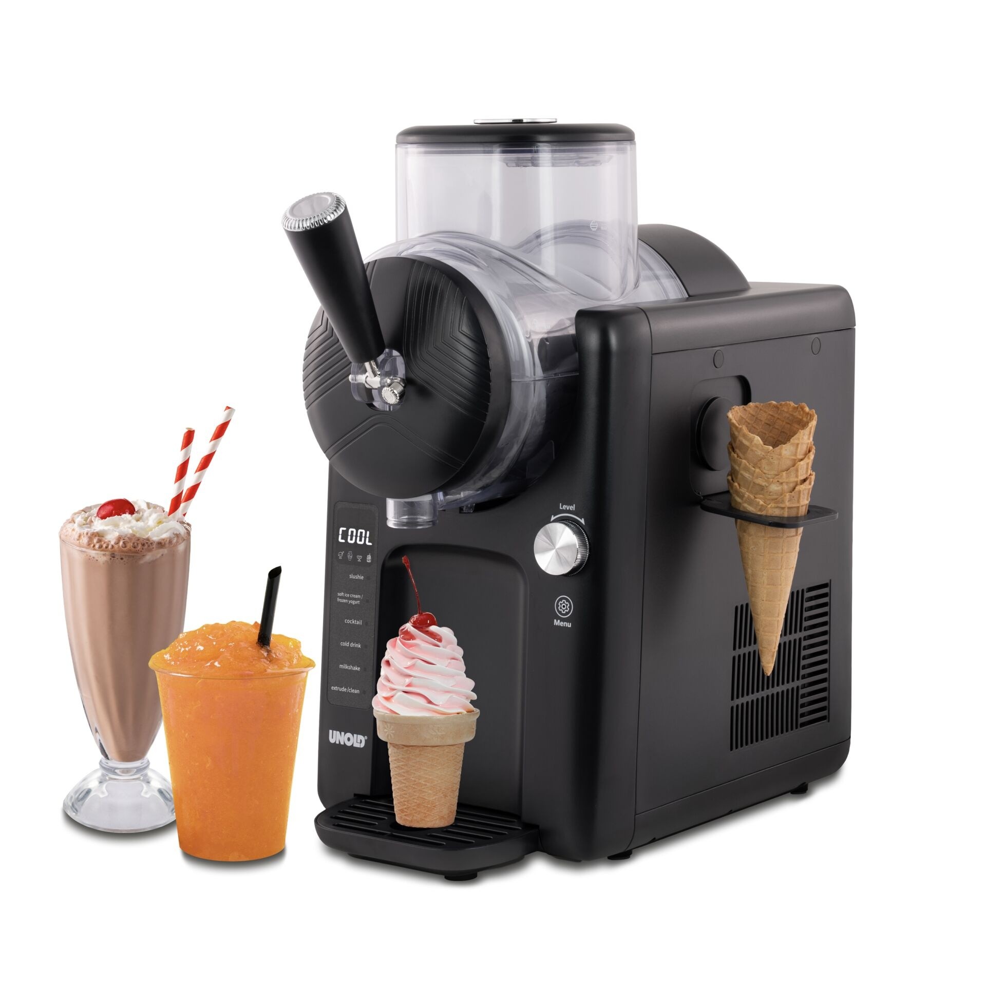 Unold Sofie 48956 2in1 Slush- und Softeismaschine 2l schwarz