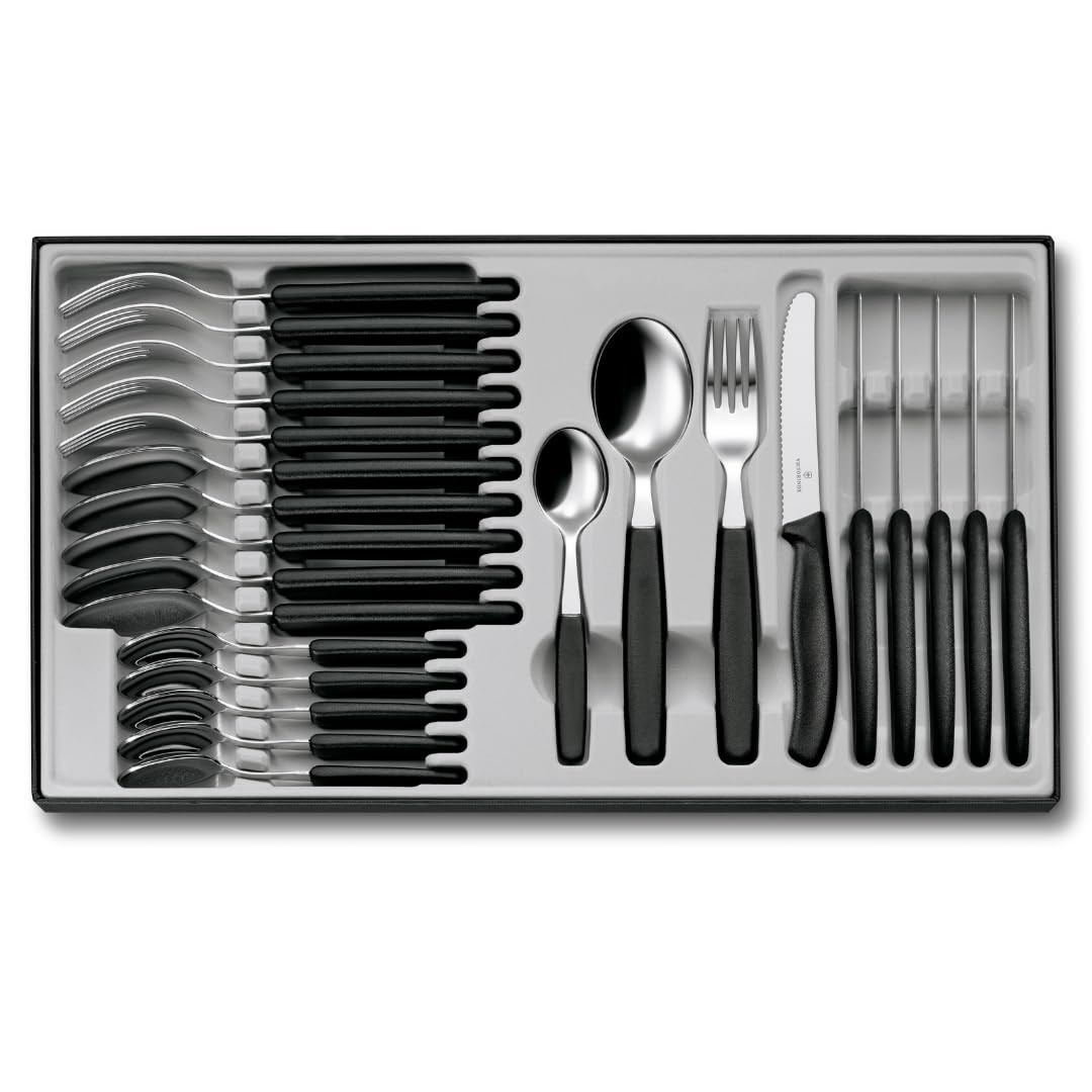 Victorinox Classic 24-teilig Tafelbesteck schwarz