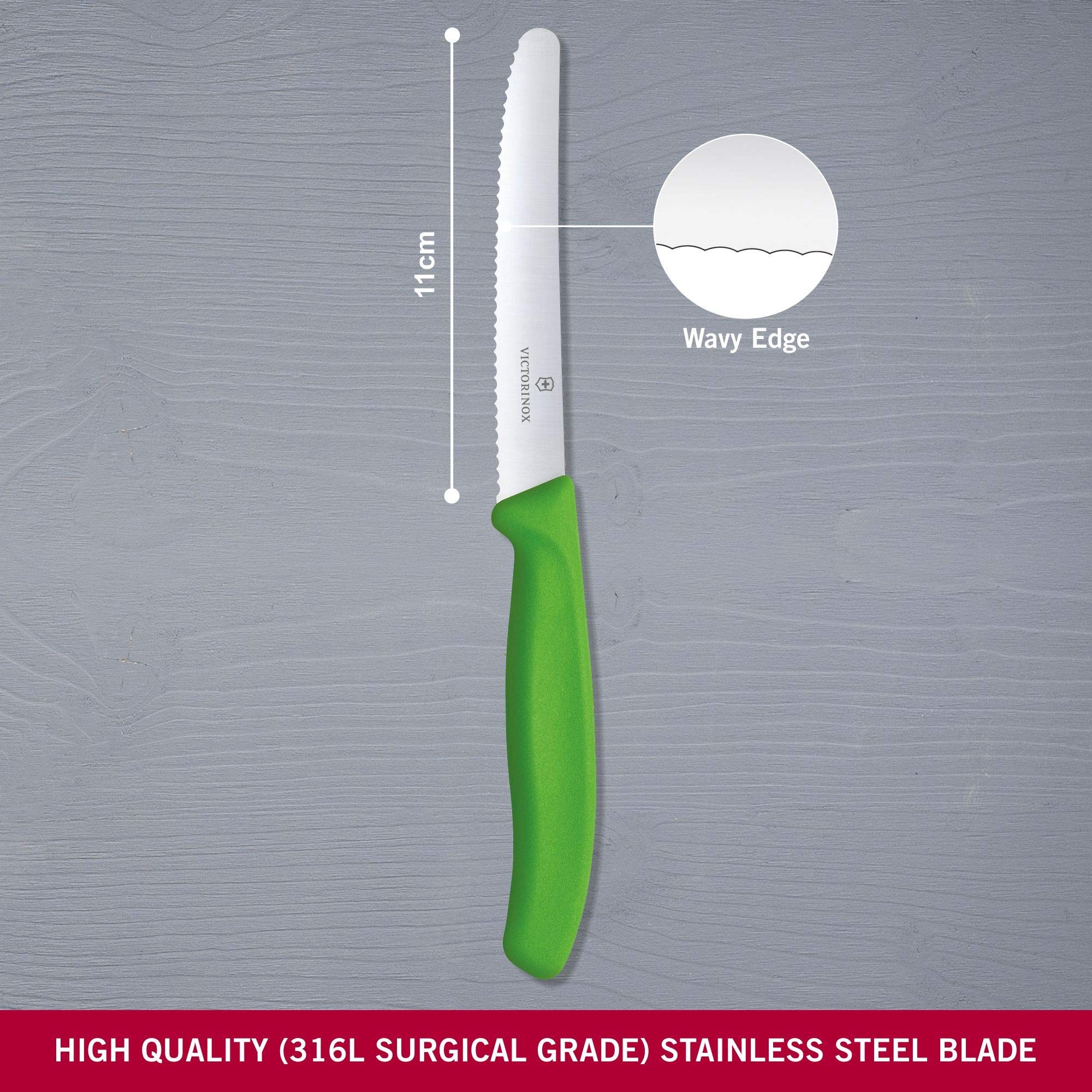 Victorinox Swiss Classic Tomatenmesser grün