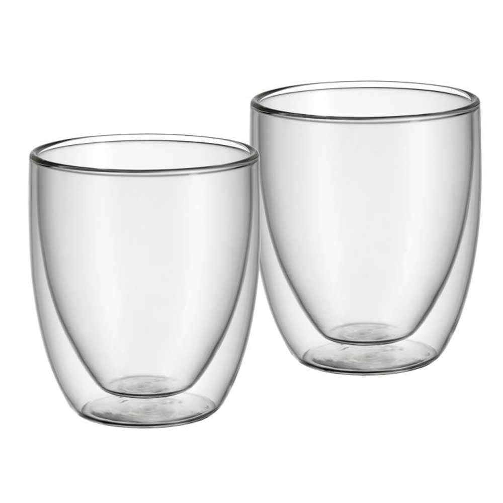 WMF Kult doppelwandige Cappuccino Gläser Set 2-teilig
