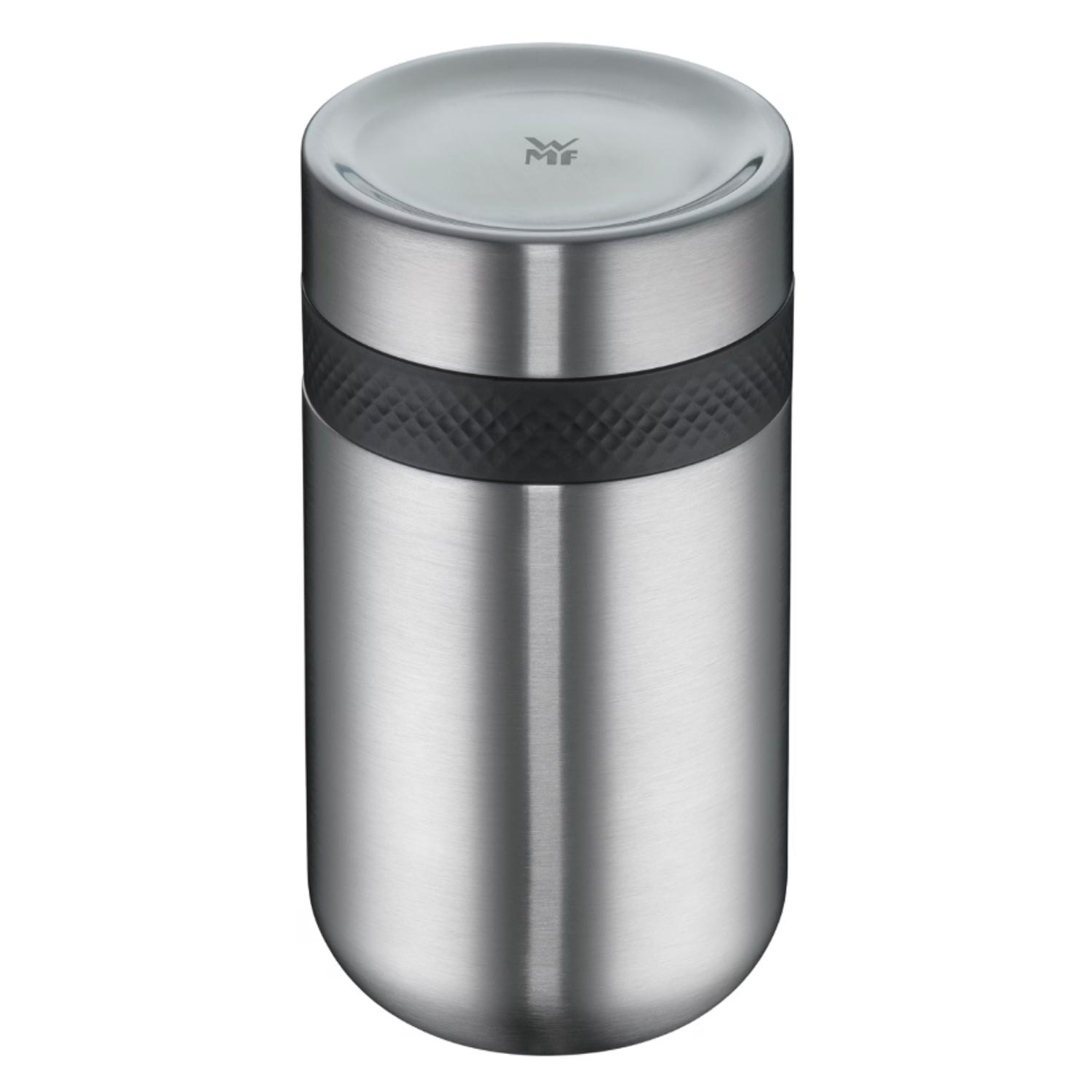 WMF My2Go Thermo Speisebehälter 500ml mit 200ml Zusatzbehälter edelstahl