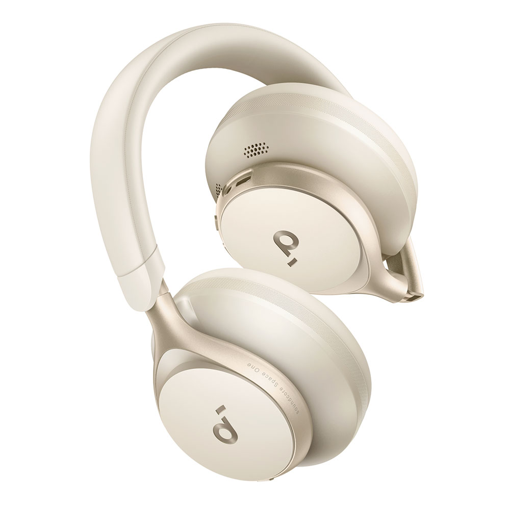 Soundcore Space One Kopfhörer mit Mikrofon cafe latte