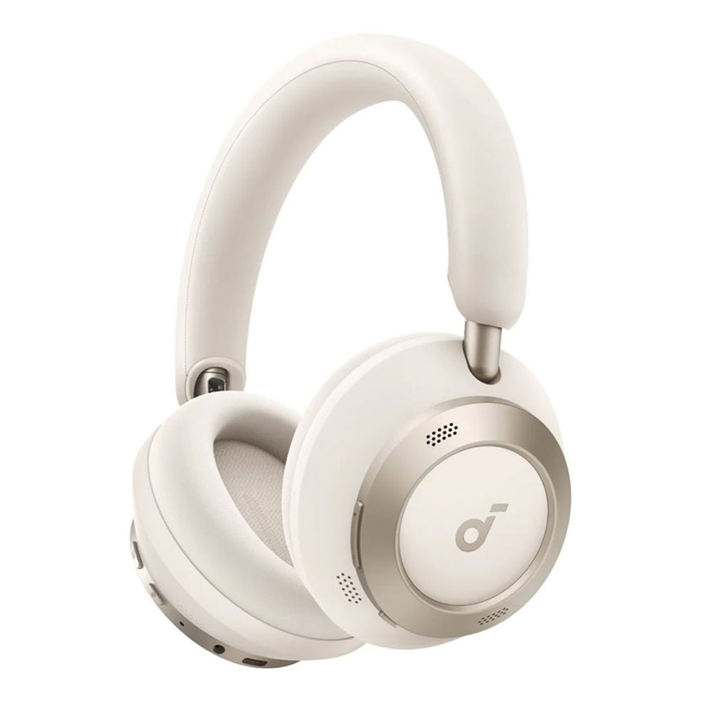 Soundcore Space One Pro kabellose Kopfhörer cream white