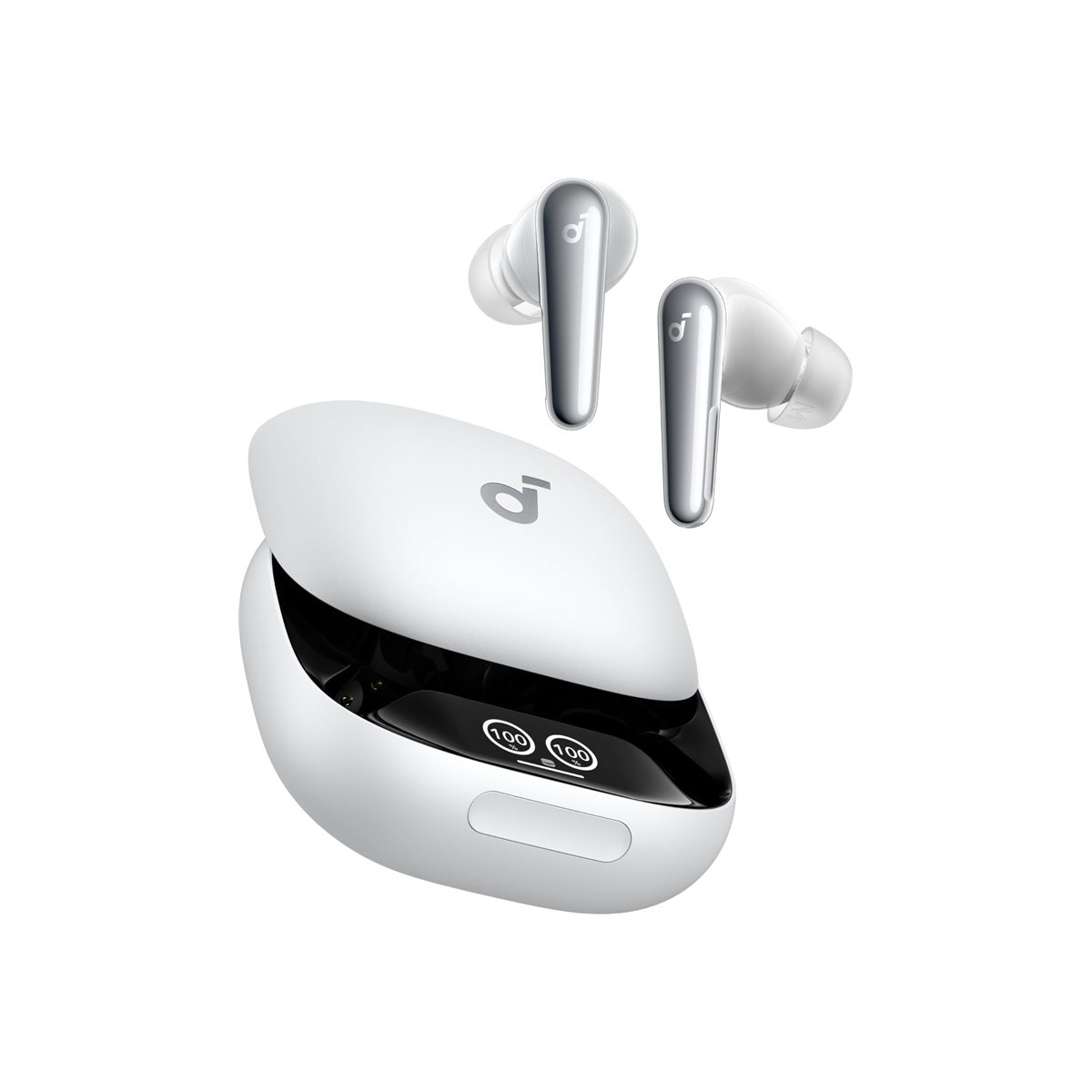 Soundcore Liberty 4 Pro Bluetooth-Kopfhörer matt weiß