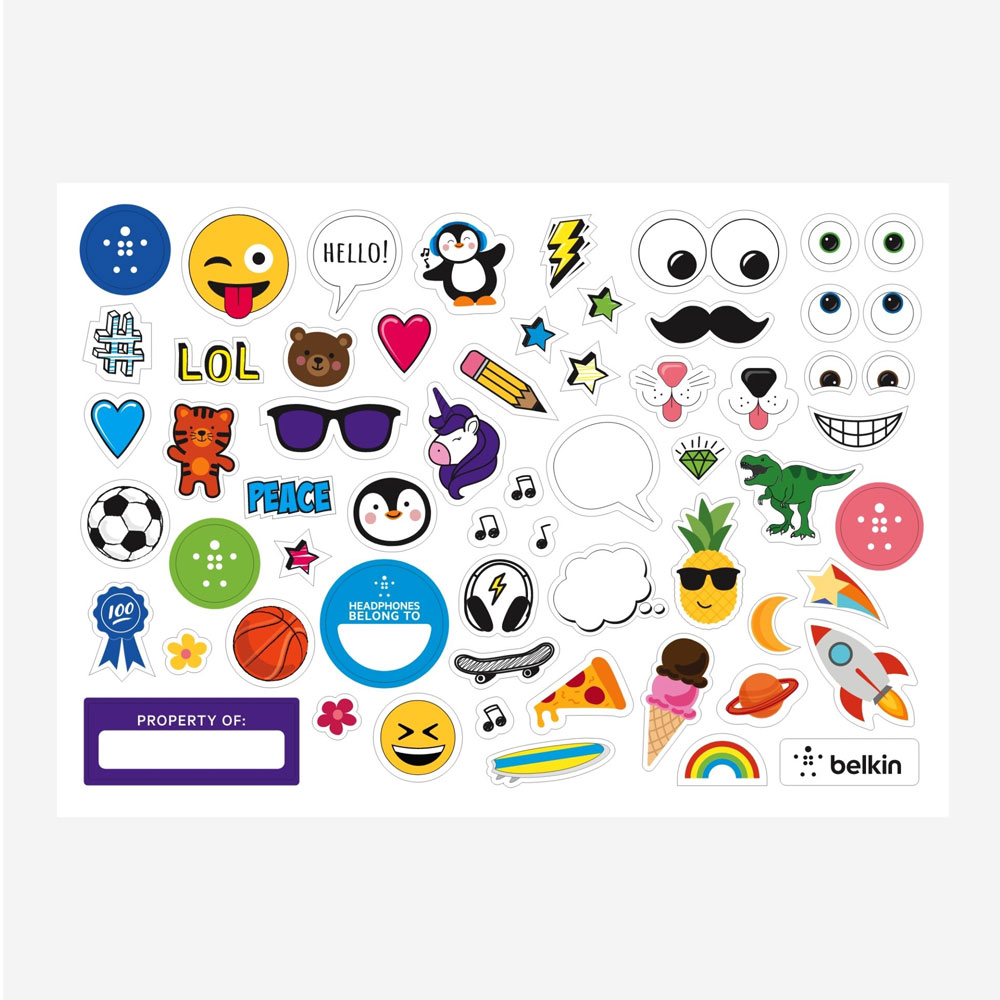 Belkin SoundForm Mini Kinderkopfhörer rosa