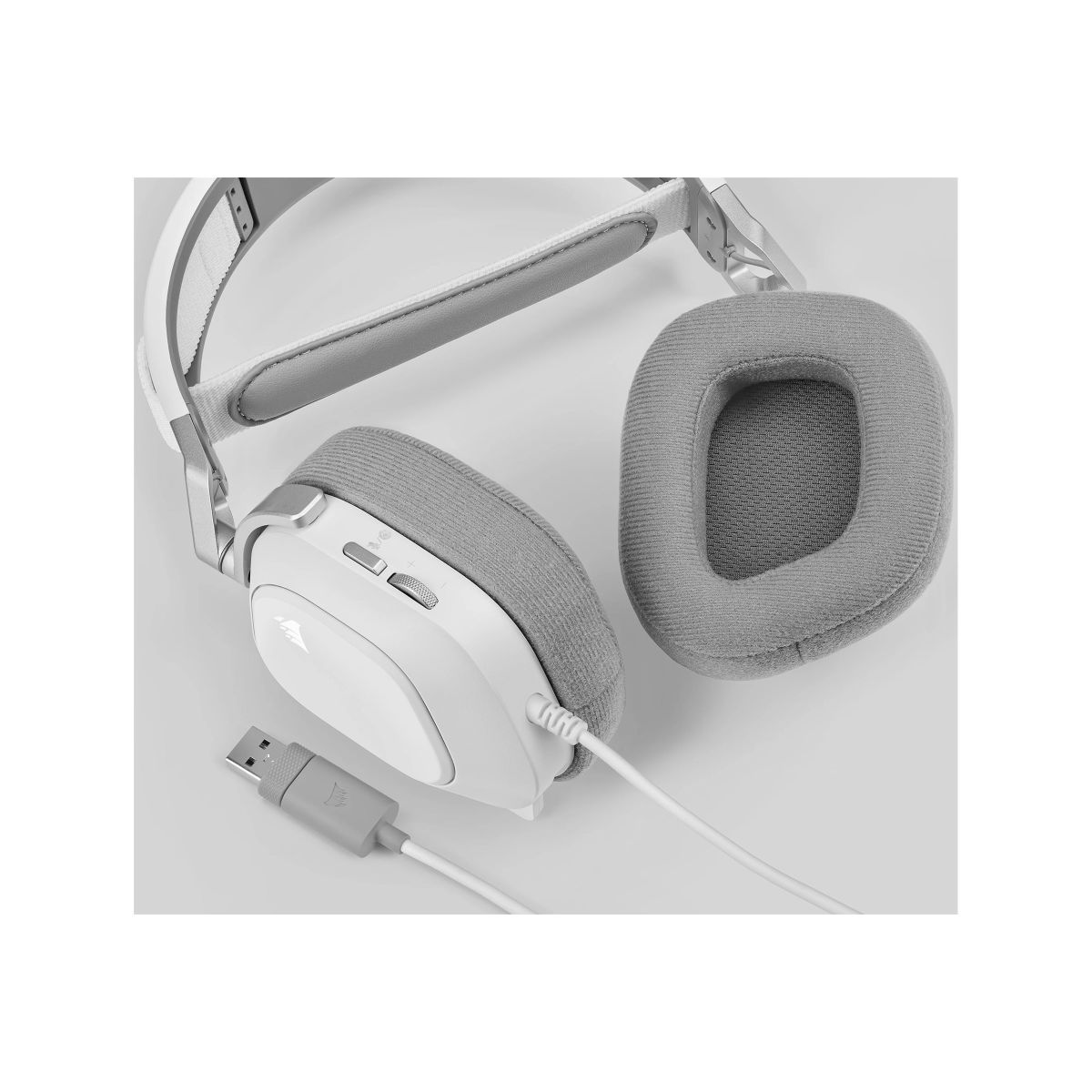 Corsair HS80 RGB USB Gaming-Headset weiß