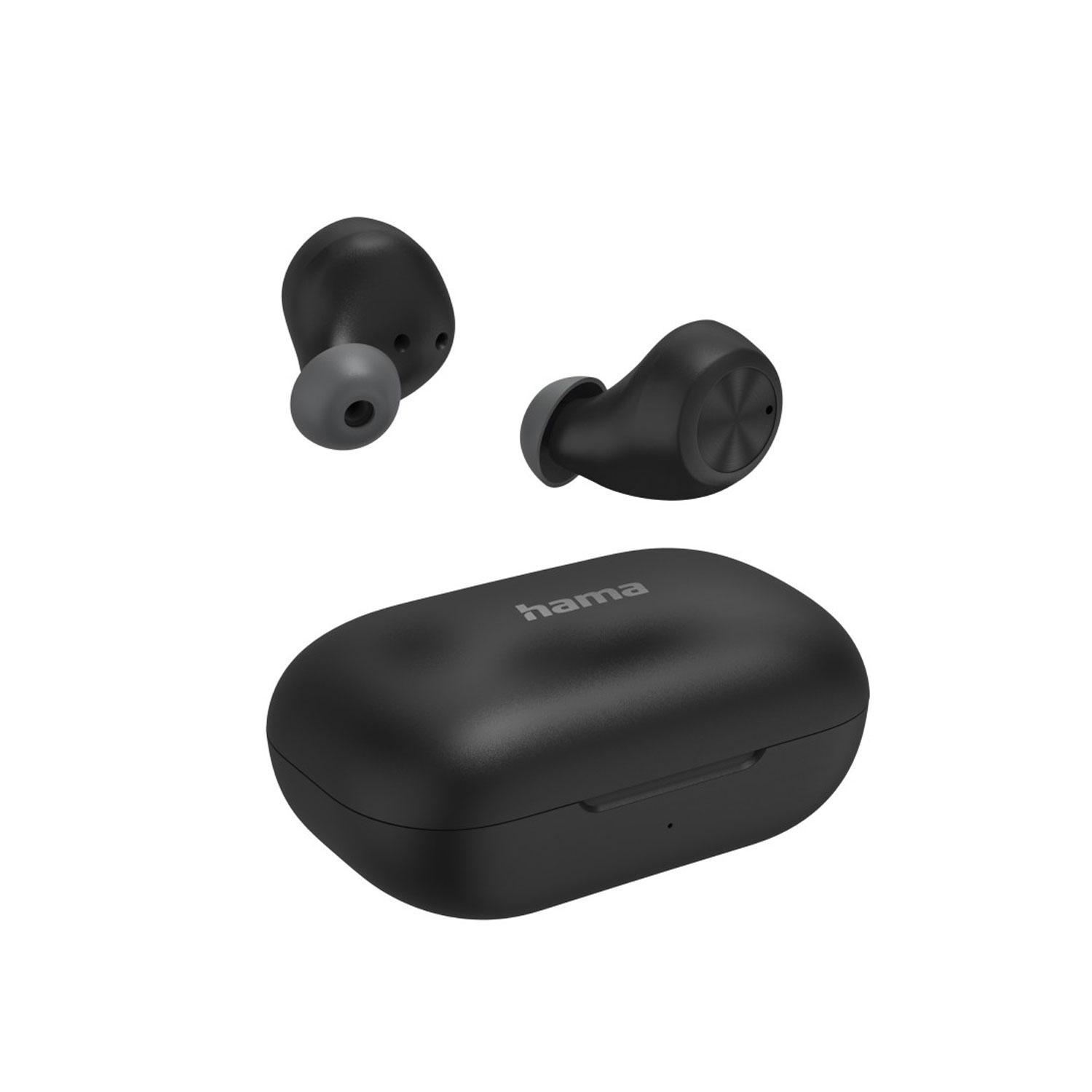 Hama Bluetooth®-Kopfhörer "Passion Chop", TWS, In-Ear, Wireless Charging, Schw.