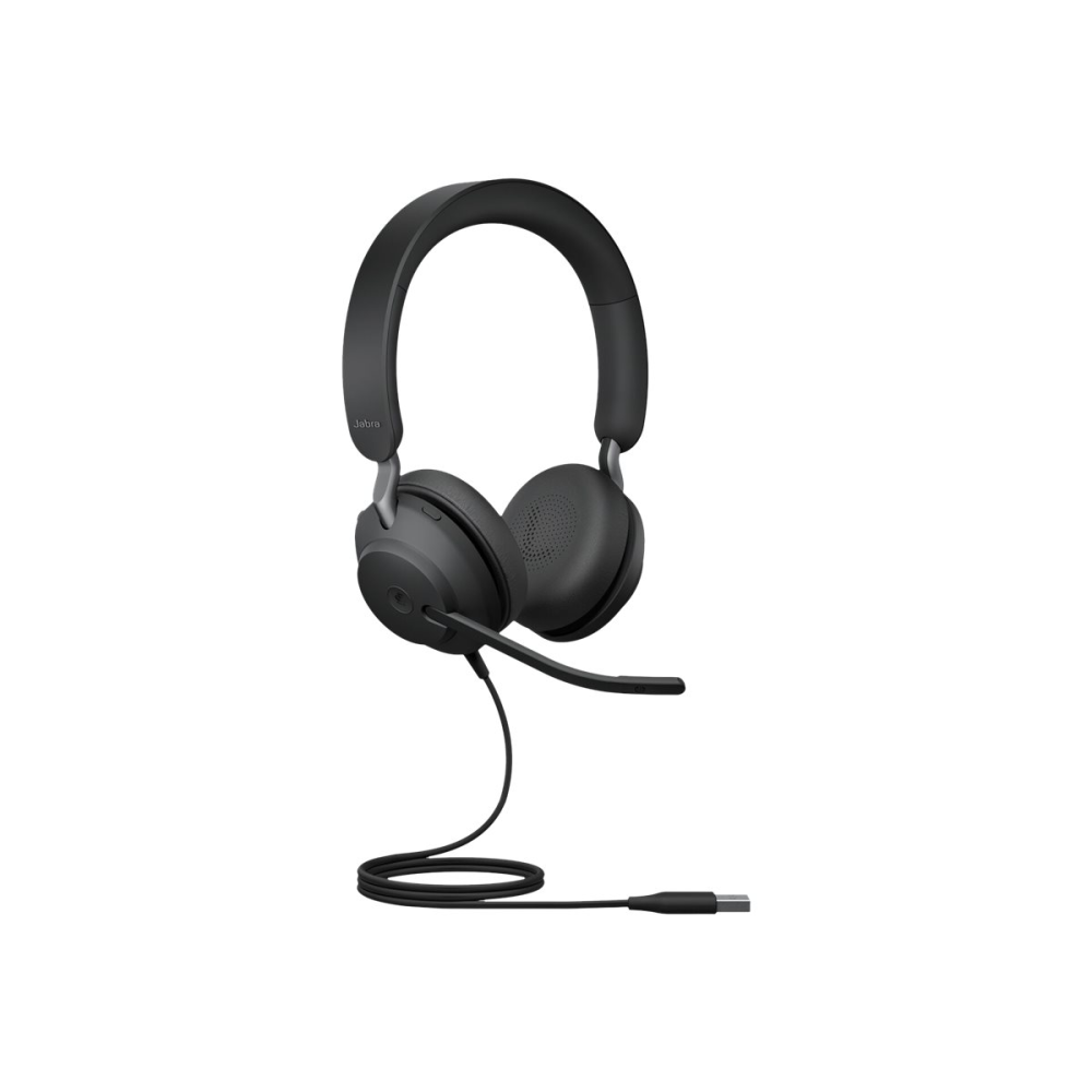 Jabra Evolve2 40 SE - Kabelgebundenes Stereo-Headset schwarz