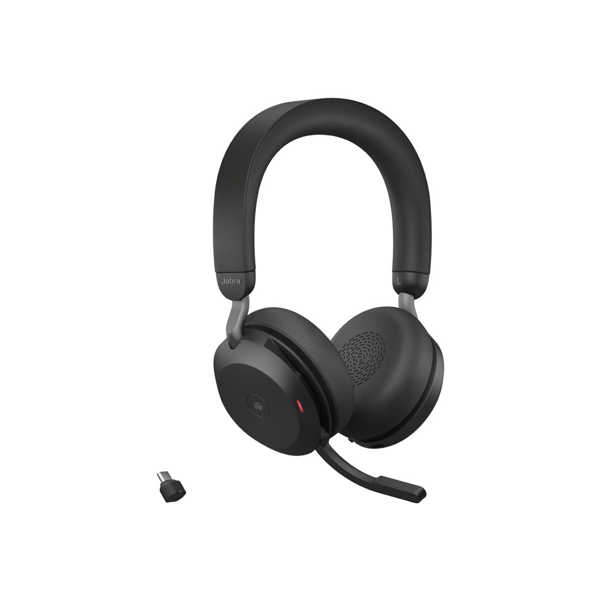 Jabra Evolve2 75 Wireless USB-C PC Headset mit Ladedock schwarz