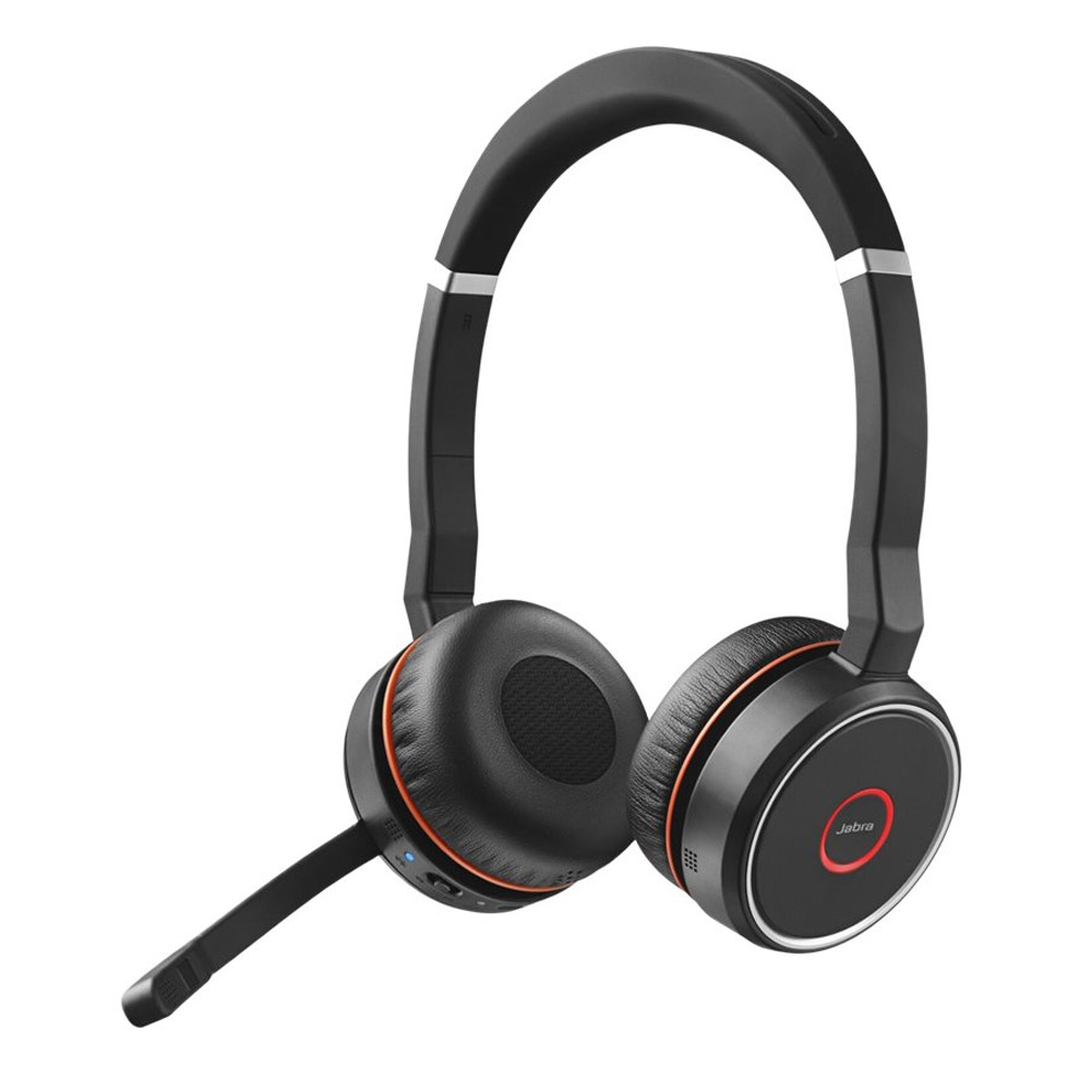 Jabra Evolve 75 SE Bluetooth Stereo-Headset ANC Ladestation schwarz