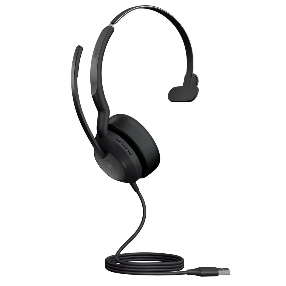 Jabra Evolve2 50 Mono-Headset ANC MS Teams USB-A schwarz