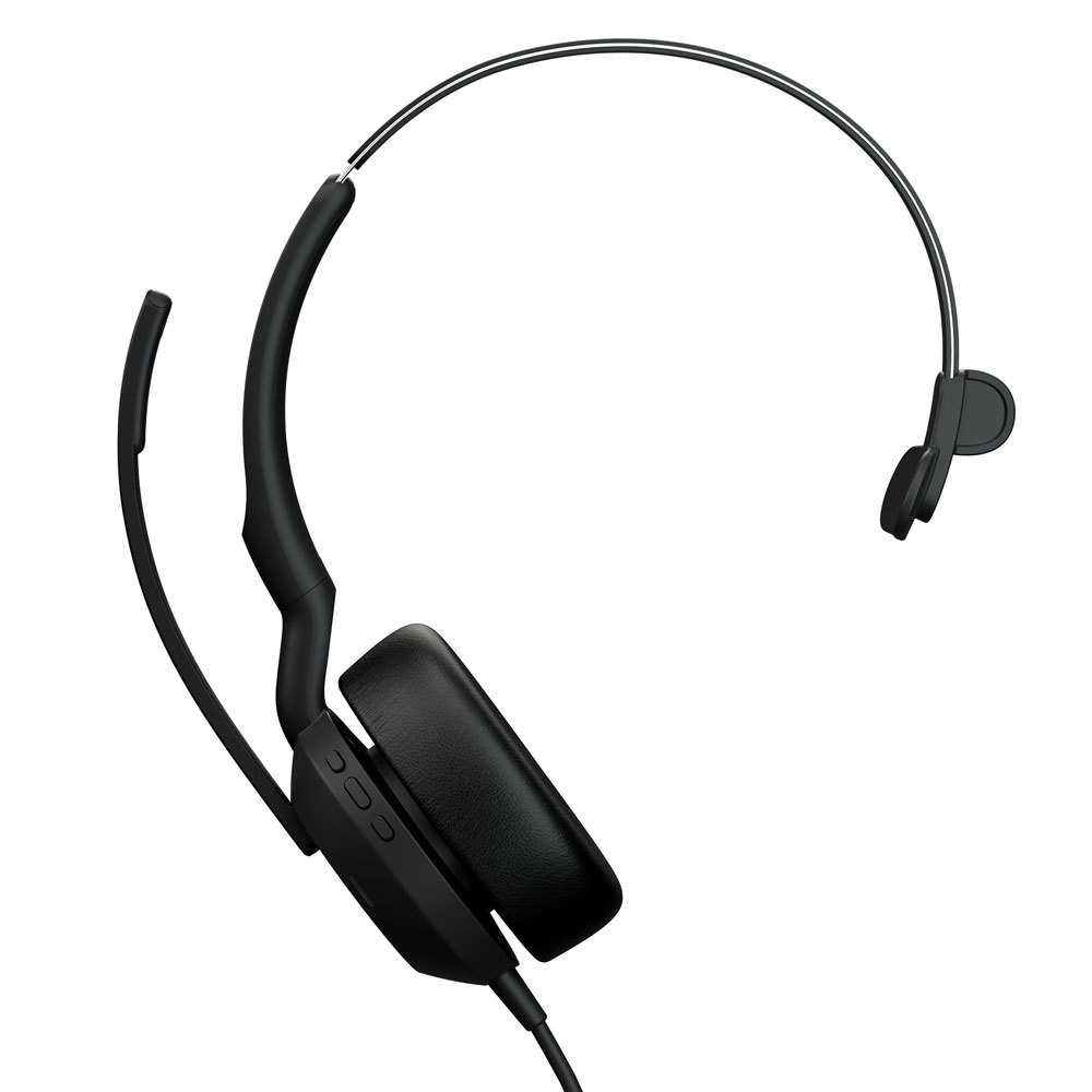 Jabra Evolve2 50 Mono-Headset ANC MS Teams USB-A schwarz