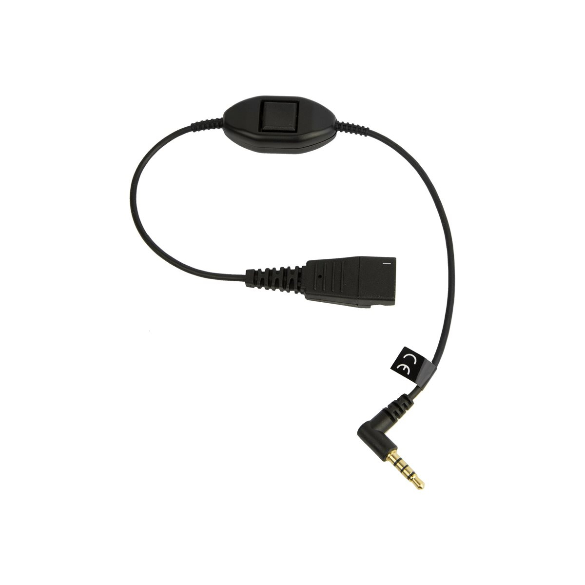 Jabra QD auf 3,5mm Klinke Anschlusskabel