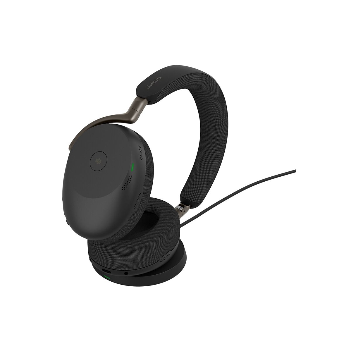 Jabra Evolve3 85 Bluetooth-Headset mit Ladestation USB-A MS Teams schwarz