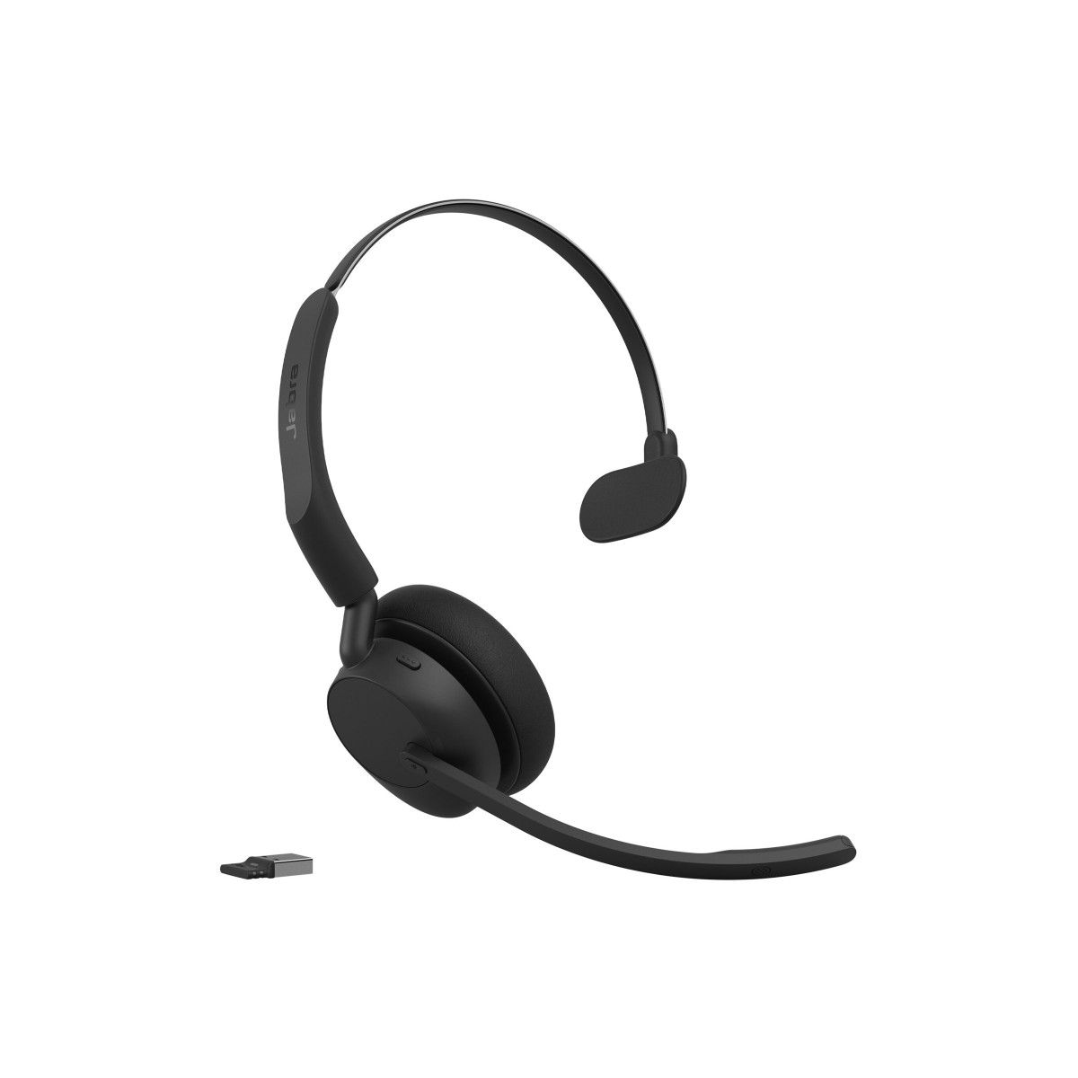 Jabra Evolve3 45 UC Mono USB-A Bluetooth-Headset mit Dongle und Ladestation