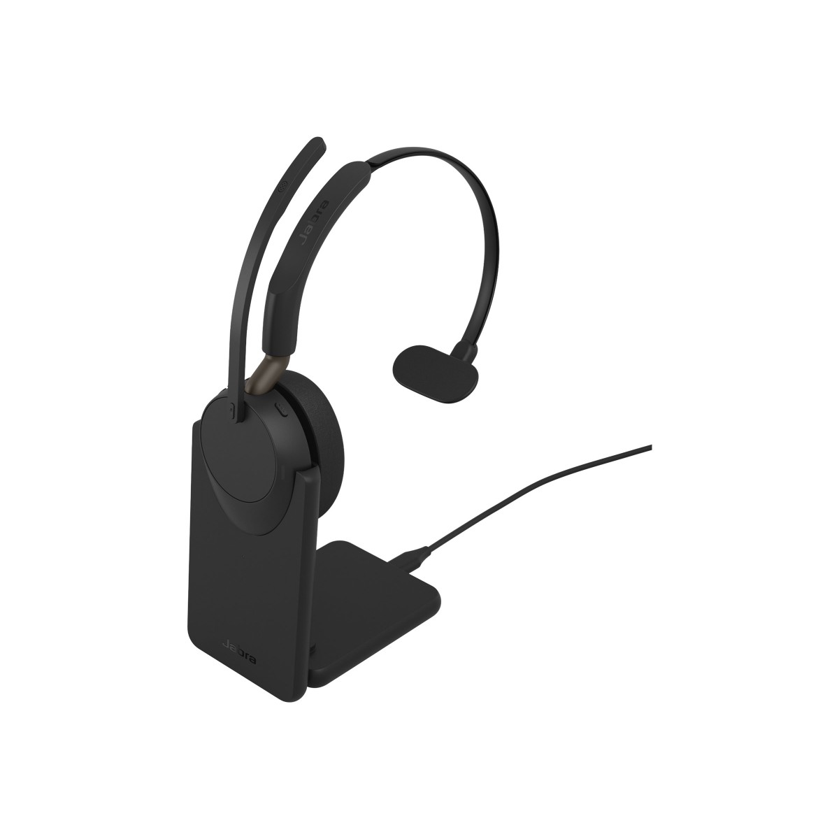 Jabra Evolve3 65 UC Mono USB-A Bluetooth-Headset mit Dongle + Ladestation
