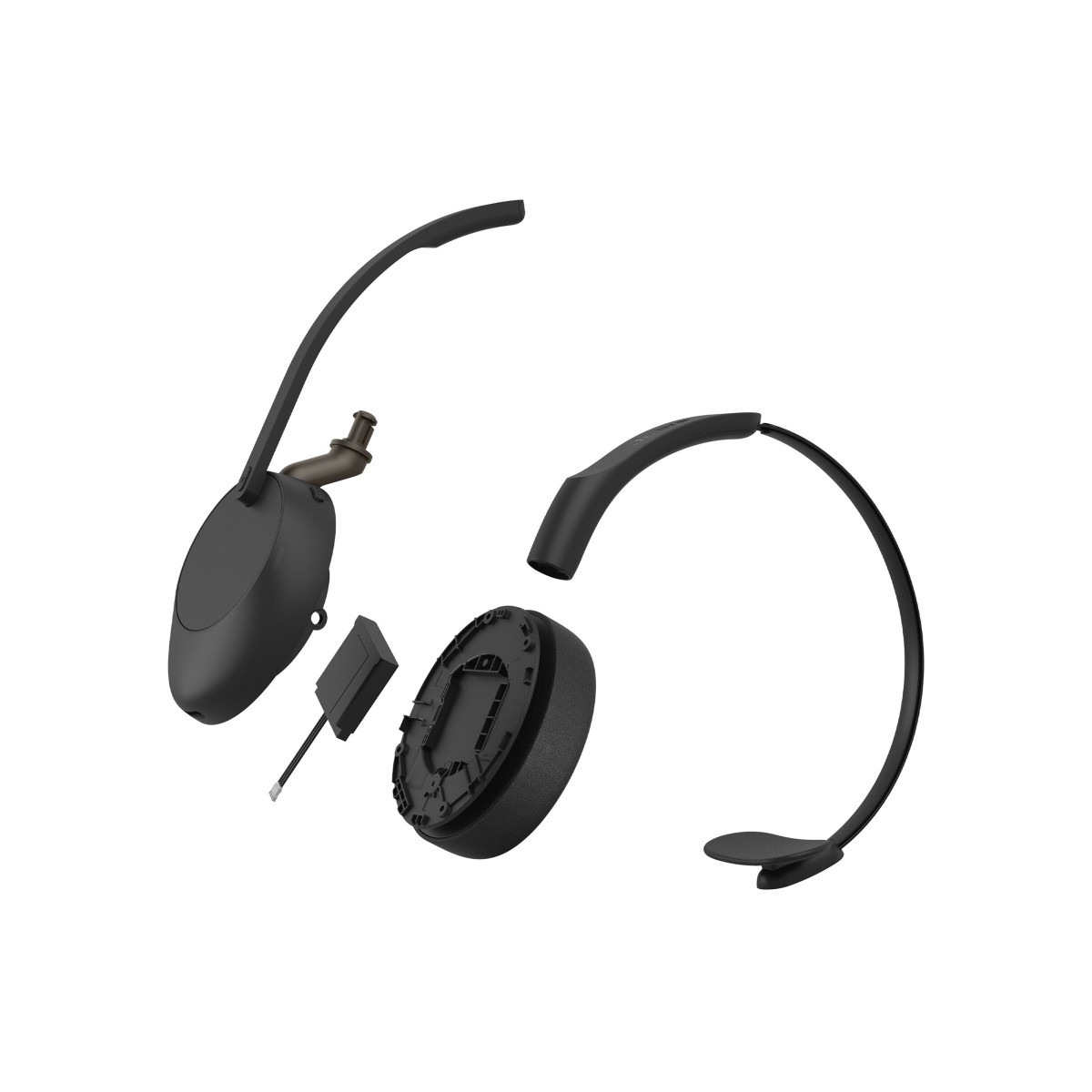 Jabra Evolve3 65 UC Mono USB-A Bluetooth-Headset mit Dongle + Ladestation