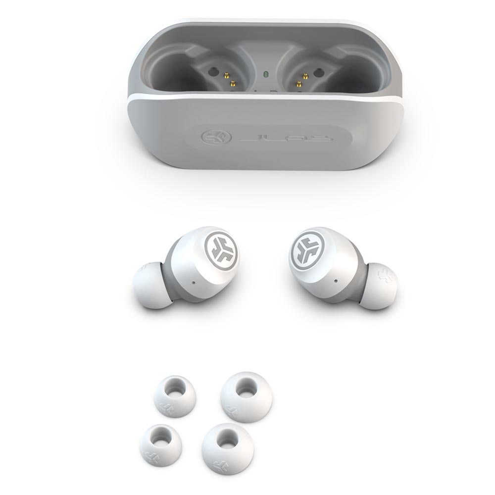 JLab Go Air True-Wireless Earbuds white