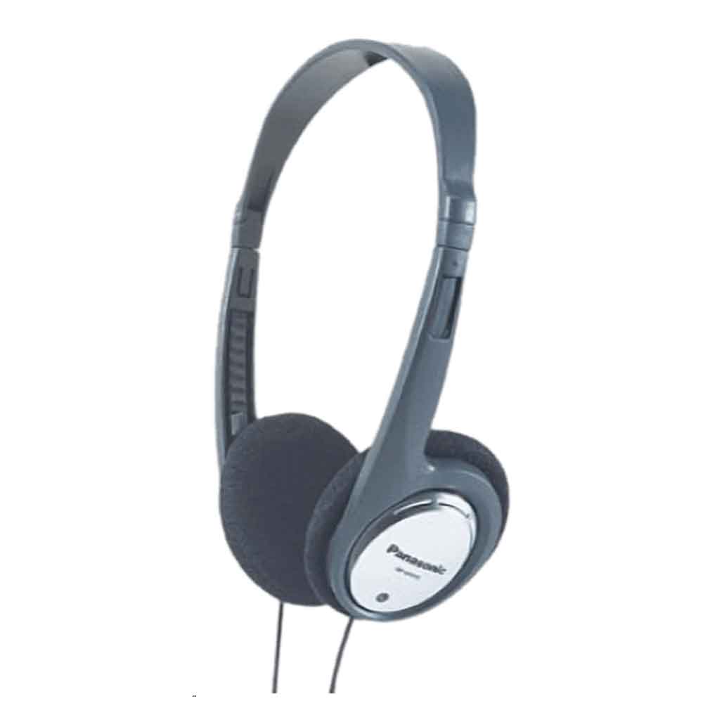 Panasonic HT030 Kabelgebundene ergonomische und faltbare Kopfhörer silber