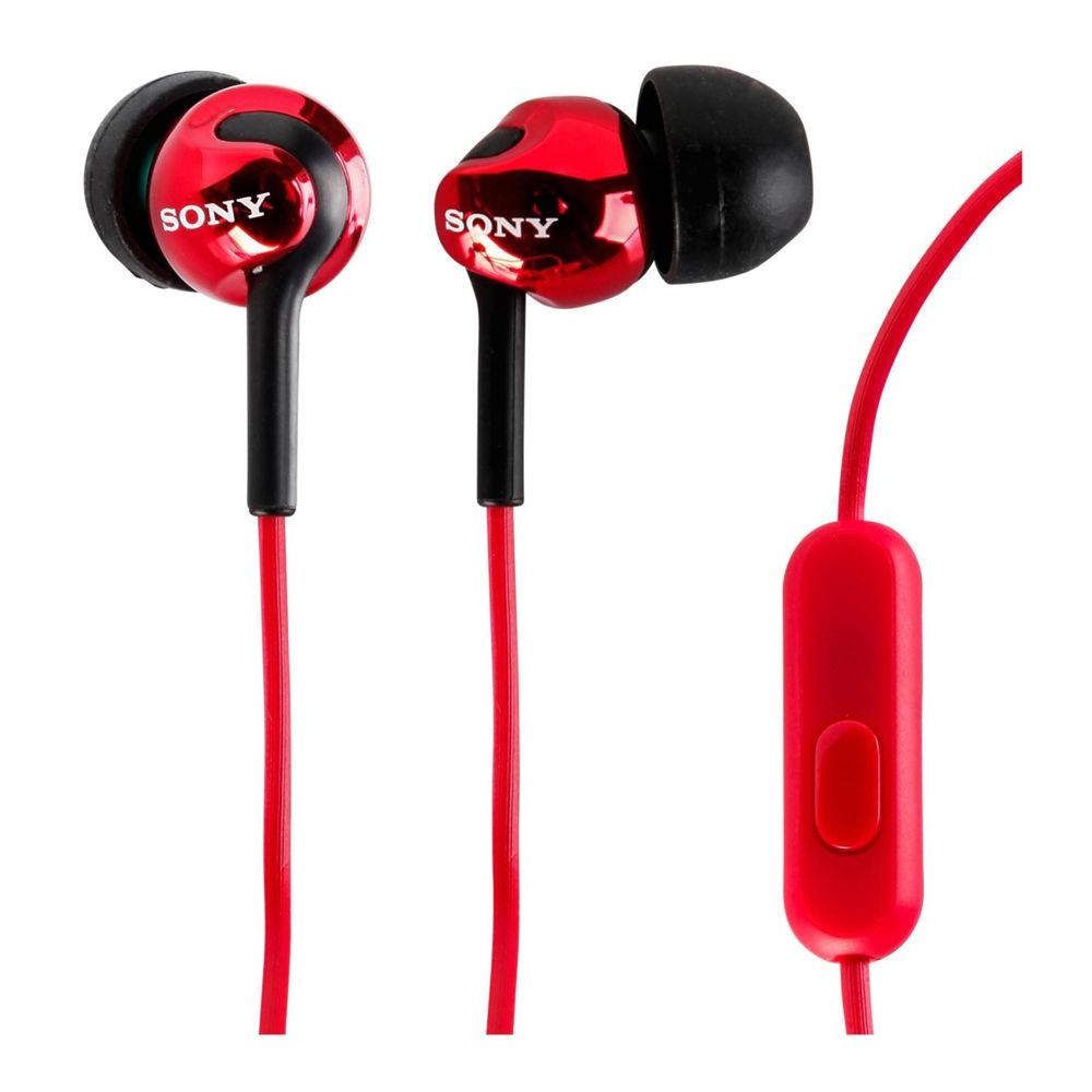 Sony MDR-EX110APR In-Ear-Kopfhörer rot