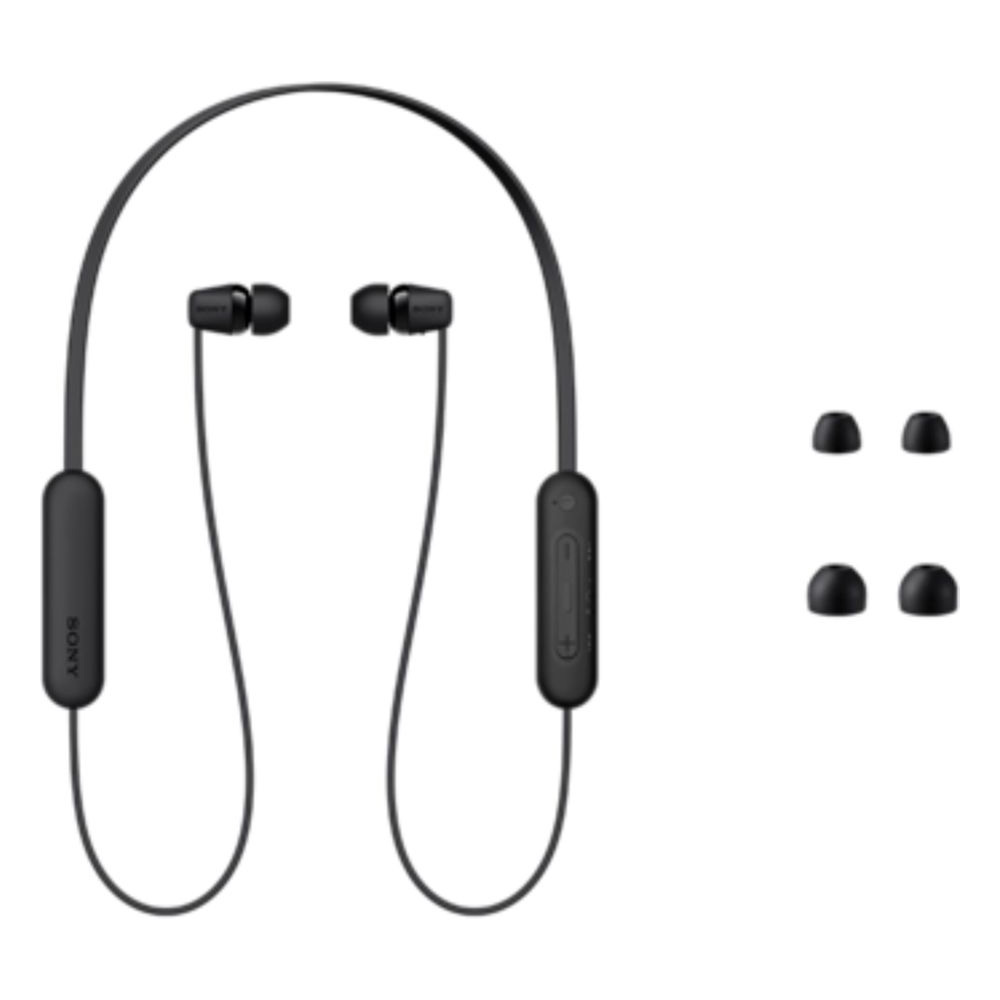 Sony kabellose WI-C100 In-Ear-Kopfhörer schwarz
