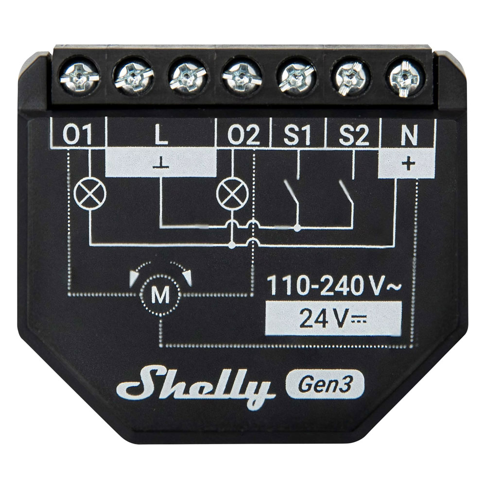 Shelly Plus 2PM Gen3 Smart Relais Schalter
