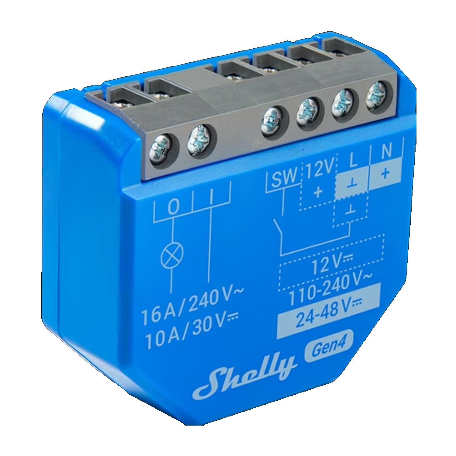 Shelly 1 Gen4 WLAN Smart-Relaisschalter 2 Stück