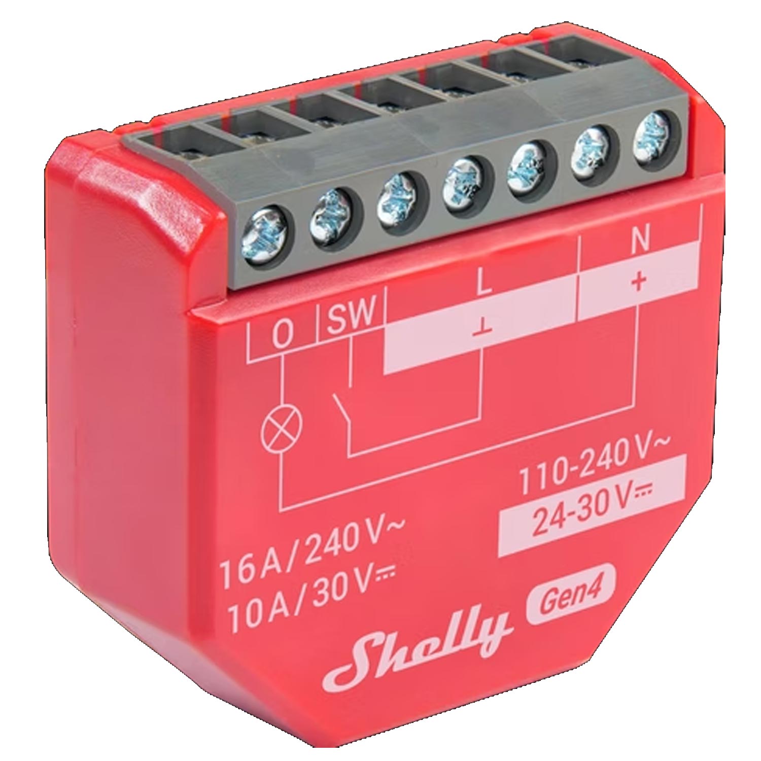 Shelly 1PM Gen4 WLAN Smart-Relaisschalter 16A 2 Stück